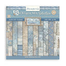 Stamperia Backgrounds Double-Sided Paper Pad 8"x 8" 10/Pkg - Silent Sea