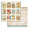 Stamperia Double-Sided Paper Pad 8"x 8" 10/Pkg - Sunflower Art