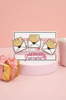 Crafters Companion love is in the Air Metal Die Always & Forever*