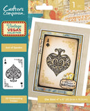 Crafter's Companion 2D Embossing Folder 6"X4" Ace of Spades, Vintage Vegas*