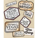 Crafter's Companion Clear Acrylic Stamp You're The Jackpot, Vintage Vegas*