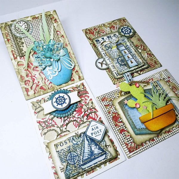 Elizabeth Craft Metal Die Succulents & Pots*