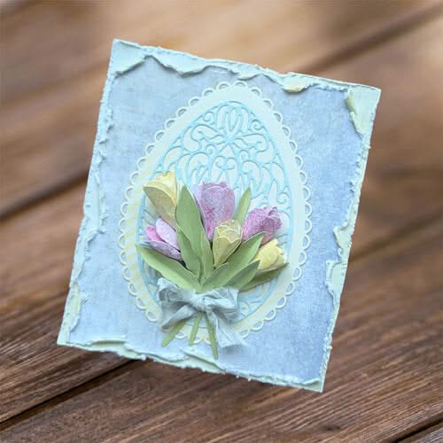 Elizabeth Craft Metal Die Decorative Egg