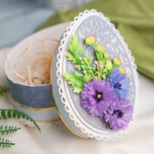 Elizabeth Craft Metal Die Decorative Egg