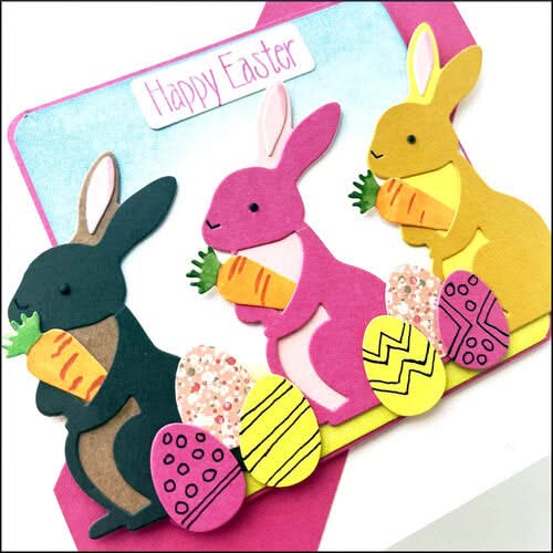Elizabeth Craft Metal Dies Picnic Basket & Bunny