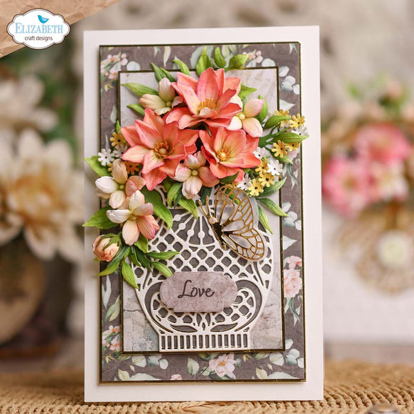 Elizabeth Craft Metal Die Rose Companion Flower