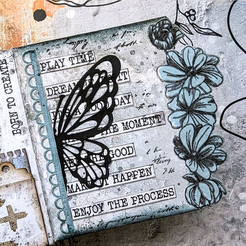Elizabeth Craft Clear Stamps Journal Phrases 3