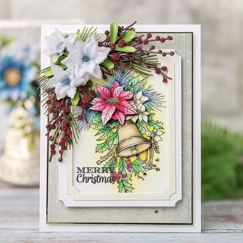 Elizabeth Craft Clear Stamps Joyous Christmas*