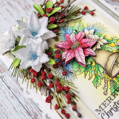 Elizabeth Craft Clear Stamps Joyous Christmas*