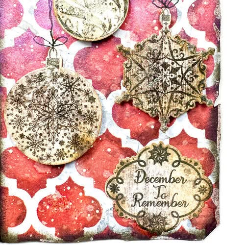 Elizabeth Craft Stamp And Die Set December Romance*