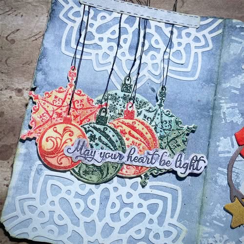 Elizabeth Craft Stamp And Die Set December Romance*