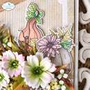 Elizabeth Craft Stamp And Die Set Autumn Harvest Florals*