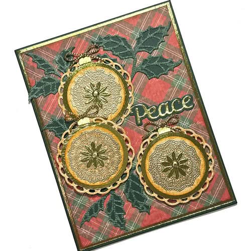 Elizabeth Craft Stamp And Die Set Small Doilies & Tabs*