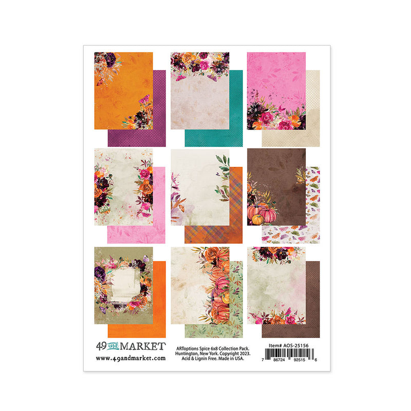 49 And Market Collection Pack 6"X8" ARToptions Spice*