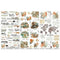 49 and Market - Wanderlust Explorer Collection - 6 x 12 Rub-on Transfer Set