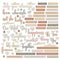 49 And Market Chipboard Set Words, One Perfect Day