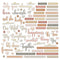 49 And Market Chipboard Set Words, One Perfect Day