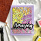 Hero Arts Cling Stamp 6"X6" Flower Market Bold Prints*