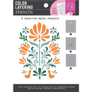 Hero Arts Colour Layering Stencil Set 5.25"X6.5" Folk Art*