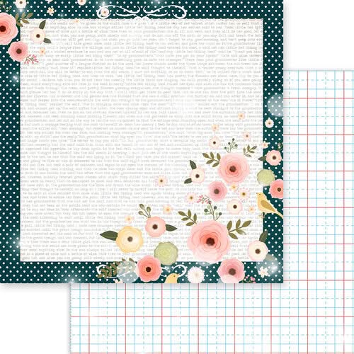 Memory Place Double-Sided Paper Pack 6"X6" 24 pack  Book Lover*