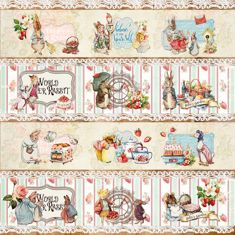 Memory Place - by Asuka Studio Collage Origami Papers 5.9"X5.9" 24/Pkg Peter's Garden