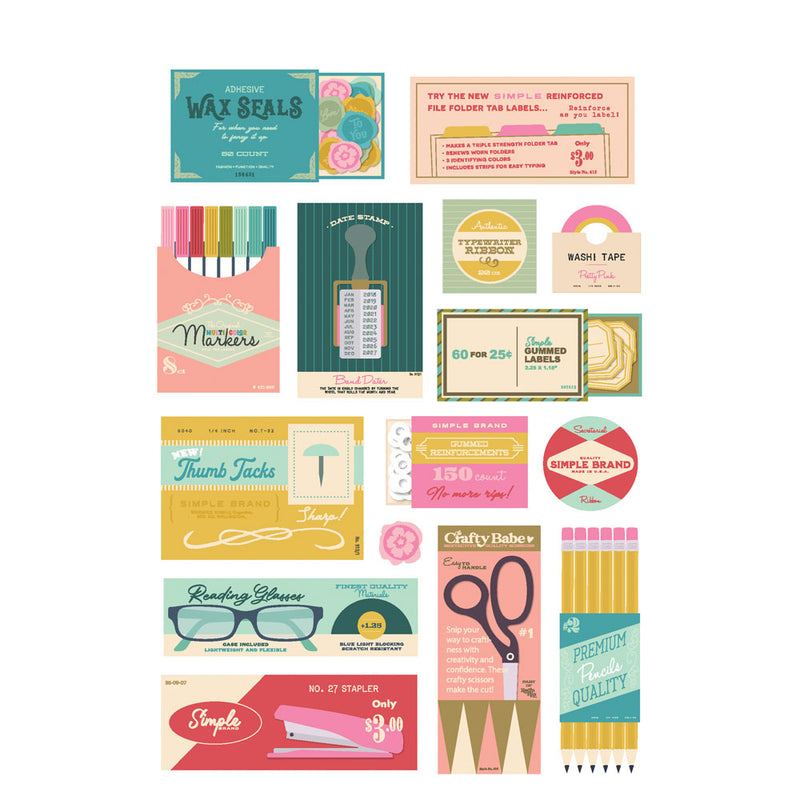 Simple Stories Sticker Book 12/Sheets Noteworthy*