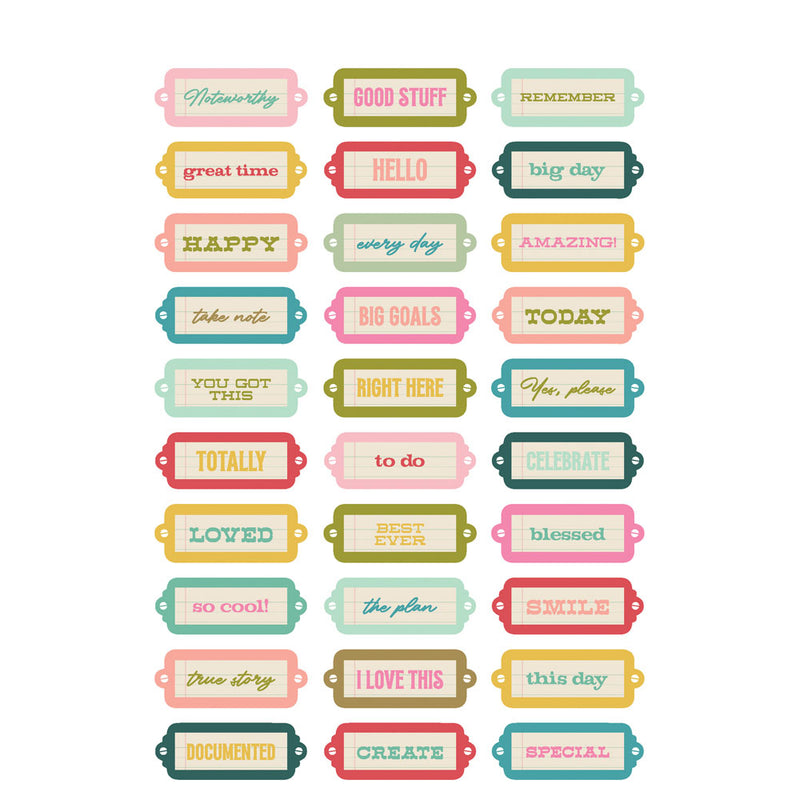 Simple Stories Sticker Book 12/Sheets Noteworthy*