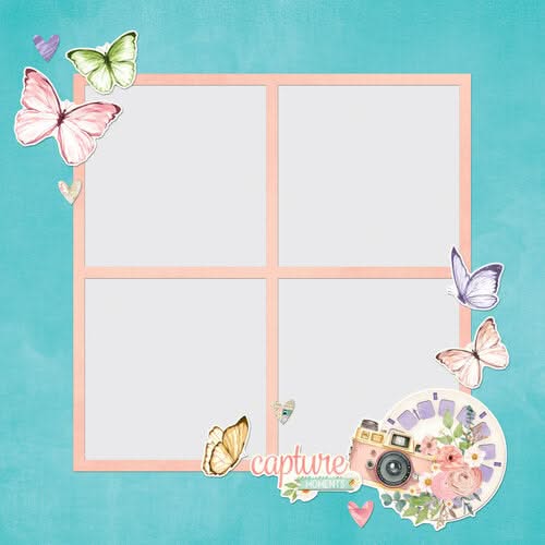 Simple Stories Simple Pages Page Pieces Simple Vintage Flower Shoppe