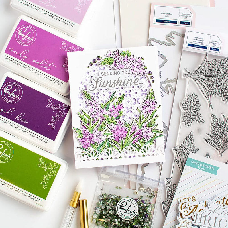 Pinkfresh Studio Clear Stamp Set 4"X12" Tuberose*