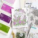 Pinkfresh Studio Stencils 4"X9" 6pack  Tuberose Layering*