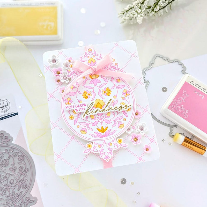 Pinkfresh Studio Clear Stamp Set 4"X6" Garden Tapestry*
