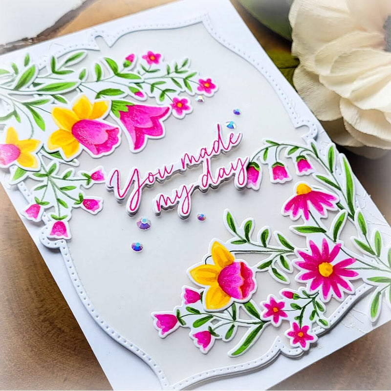 Pinkfresh Studio Die Set Print Shop: Modern Botanicals*