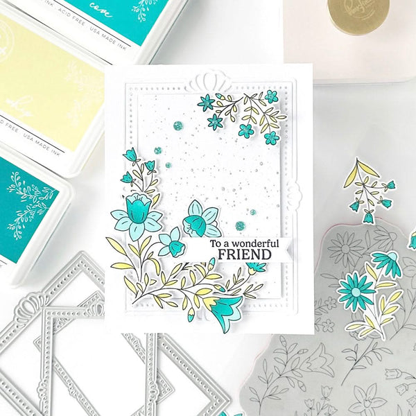 Pinkfresh Studio Die Set Print Shop: Modern Botanicals*
