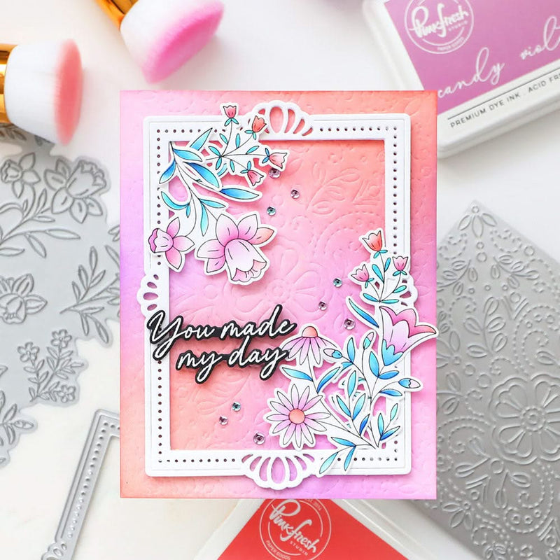 Pinkfresh Studio Die Set Print Shop: Modern Botanicals*