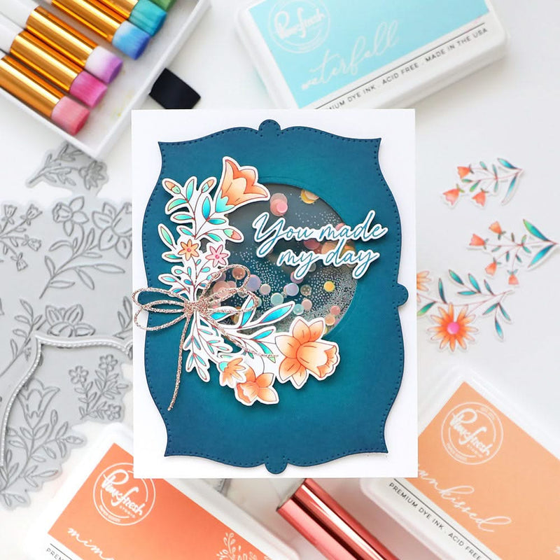 Pinkfresh Studio Die Set Print Shop: Modern Botanicals*