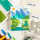 Pinkfresh Studio Stencils 4.25"X5.5" 6/Pkg Mountains*