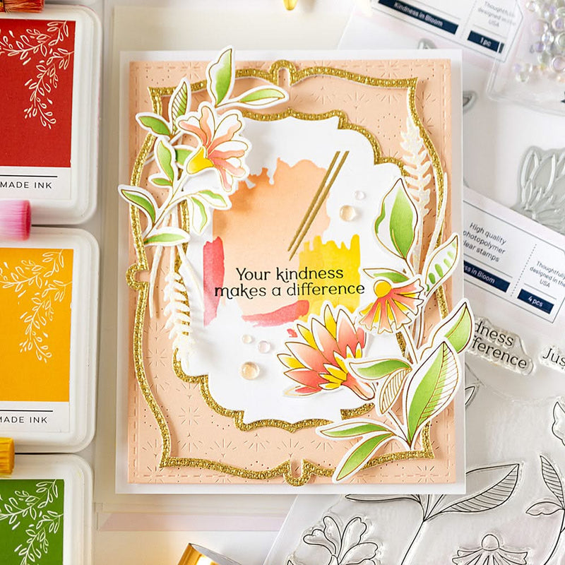 Pinkfresh Studio Stencils 4.25"X5.5" 6/Pkg Framed Art*
