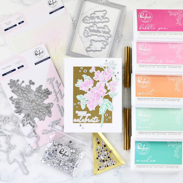 Pinkfresh Studio Clear Stamp Set 4"X6" Always Smiling*