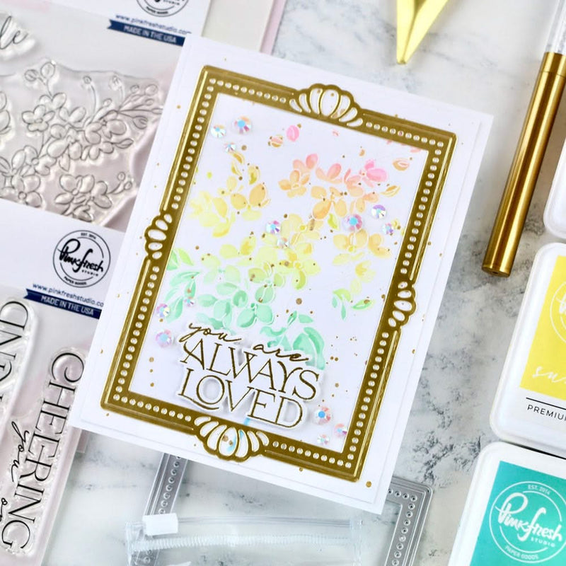 Pinkfresh Studio Clear Stamp Set 4"X6" Always Smiling*