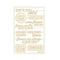 P13 Flowerish Light Chipboard Embellishments 4"x6" 10 pack*