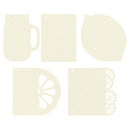 P13 Light Chipboard Album Base With Papers 6"X6" Mix and Match, P13 Fresh Lemonade*