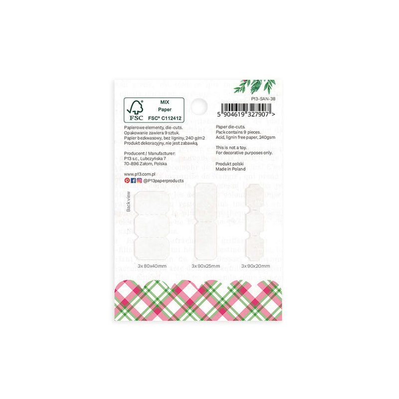 P13 Santa's Workshop Ephemera Cardstock Die-cuts 9 pack  Tickets*