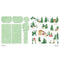 P13 Travel Journal Elements Set 33 pack  Santa's Workshop*