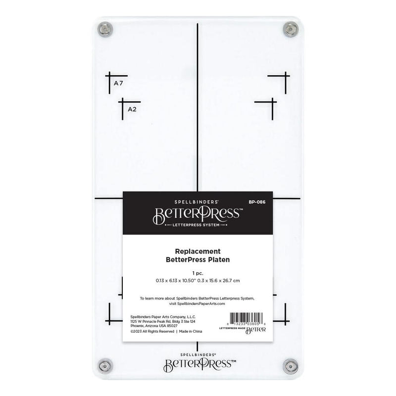 Spellbinders BetterPress Platen Replacement