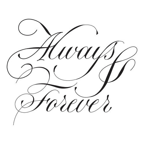Spellbinders BetterPress Press Plate By Paul Antonio Always & Forever