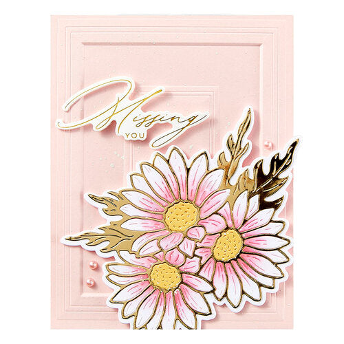 Spellbinders Press Plate & Die Set By Yana Smakula Crafty Hugs, Yana's Daisies