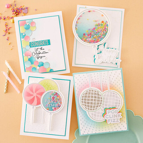 Spellbinders Glimmer Hot Foil Plate & Die Set It's My Party*