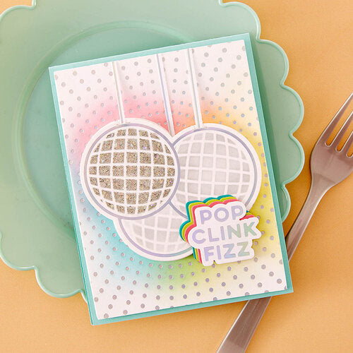 Spellbinders Glimmer Hot Foil Plate & Die Set It's My Party*