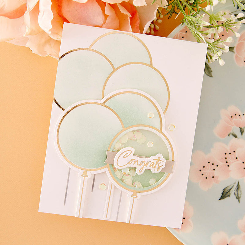 Spellbinders Glimmer Hot Foil Plate & Die Set It's My Party*