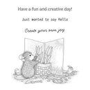 House Mouse Cling Rubber Stamp Creative Day